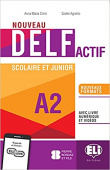 NOUVEAU DELF Actif scolaire et junior : A2 Livre + Livre actif + ELI Link App купить