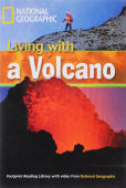 Fotoprint Reading Library B1 Living with a Volcano with CD-ROM купить