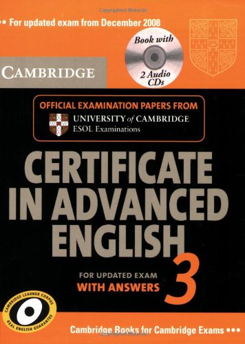 Cambridge Certificate in Advanced English 3 for updated exam Student's Book Self-study Pack (Student купить