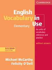 English Vocabulary in Use: Elementary (Second Edition) Book without answers купить