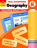 Skill Sharpeners: Geography, Grade K - Activity Book купить