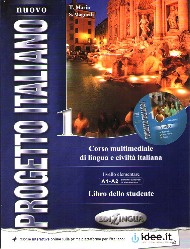 Nuovo Progetto italiano 1 - Libro dello studente (+ dvd) купить