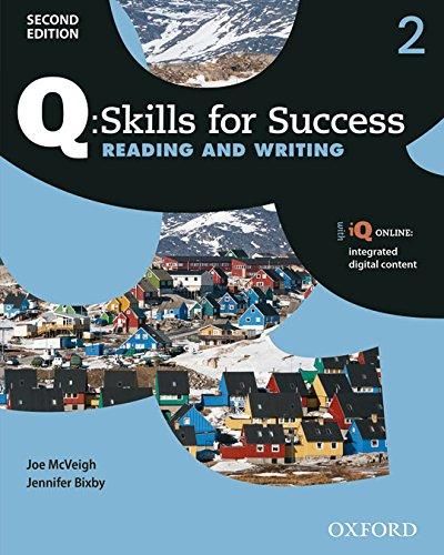 Q: Skills for Success Second Edition Reading and Writing 2 Student Book with IQ Online купить