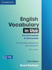 English Vocabulary in Use: Pre-intermediate and Intermediate (Third Edition) Book with answers купить