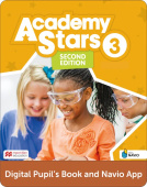 Academy Stars Second Edition 3 DIGITAL Pupil's Book and Navio App купить