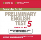 Cambridge Preliminary English Test 5 Audio CD (2) купить