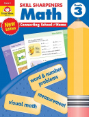 Skill Sharpeners: Math, Grade 3  Workbook купить