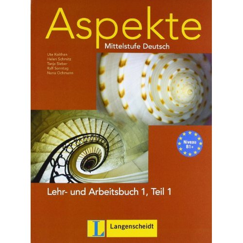 Aspekte 1 (B1+) Lehr- und Arbeitsbuch Teil 1 mit Audio-CD купить