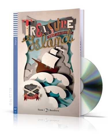 Teen Eli Readers Stage 2: Treasure Island with CD (800 headwords) купить