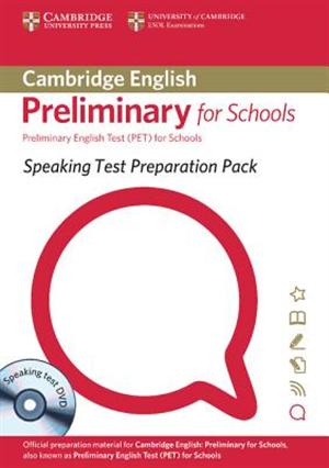 Speaking Test Preparation Pack for PET for Schools Paperback with DVD купить
