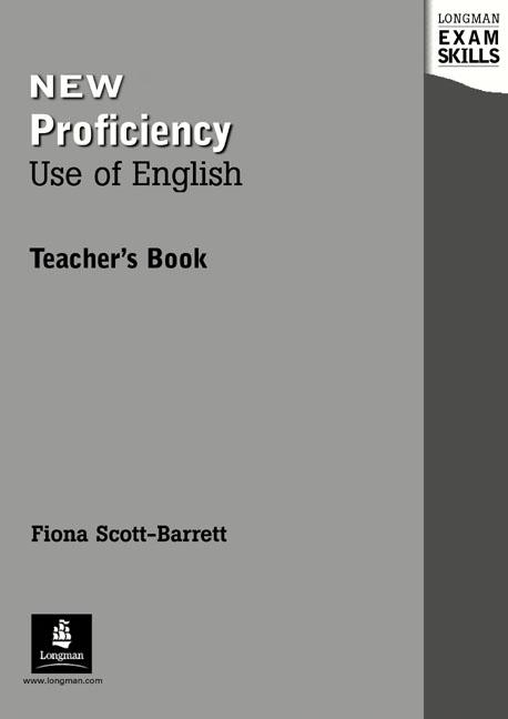 Longman Exam Skills - New Proficiency Use of English Teacher's Book купить