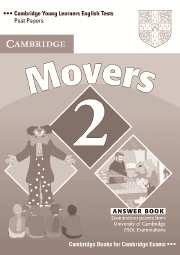 Cambridge Young Learners English Tests (Second Edition) Movers 2 Answer Booklet купить