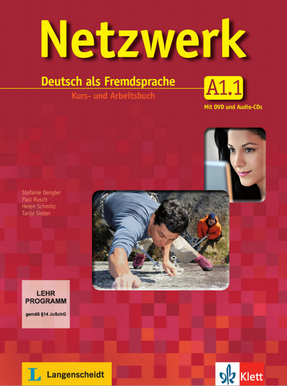 Netzwerk A1.1 Kurs- und Arbeitsbuch mit DVD und 2 Audio-CDs купить