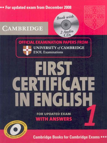 Cambridge First Certificate in English 1 for Updated Exam Self-study Pack купить
