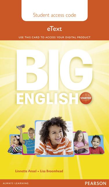 Big English Starter Student eText Access Card купить