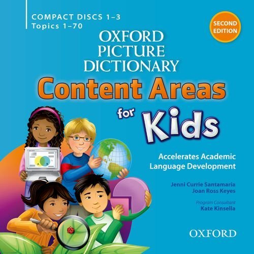 Oxford Picture Dictionary (Second Edition): Content Areas for Kids - Classroom Audio CDs купить