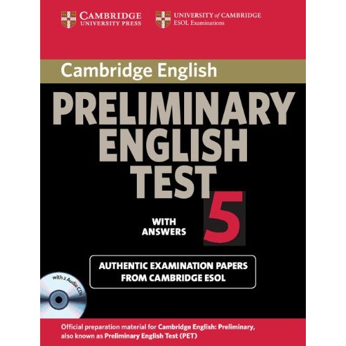 Cambridge Preliminary English Test 5 Self-study Pack купить