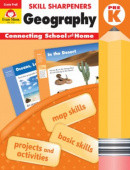 Skill Sharpeners: Geography, Grade PreK Activity Book купить