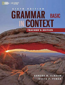 Grammar in Context 6th Ed  Basic Teacher's Edition купить