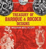 Treasury of Baroque and Rococo Designs +CD-ROM купить