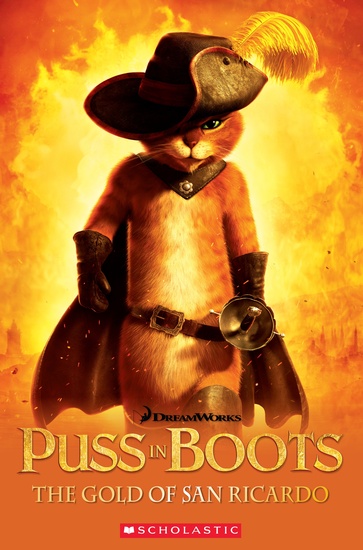 Scholastic Readers Popcorn Series: Level 3 (300 Headwords) Puss-in-Boots: The Gold of San Ricardo + Audio CD купить