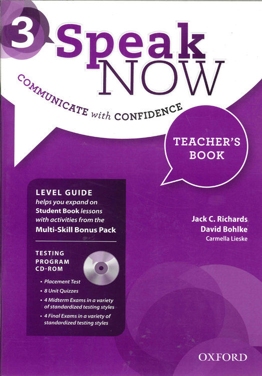 Speak Now 3 Teacher's Book with Testing CD-ROM and Online Practice купить