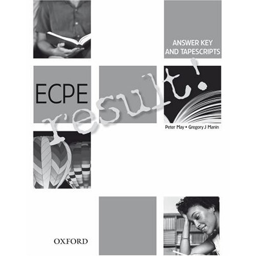 ECPE result! Answer Key & Tapescripts купить