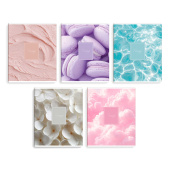 Комплект тетрадей школьных ученических (5 штук), А5+, 48 л, вн.блок - клетка, (ЭСТЕТИКА). купить