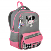 Рюкзак школьный ДЕВОЧКА С БАНТОМ, 28х37,5х13,5 см, полиэстер, сублимационная печать, шелкография, 1 отделение купить
