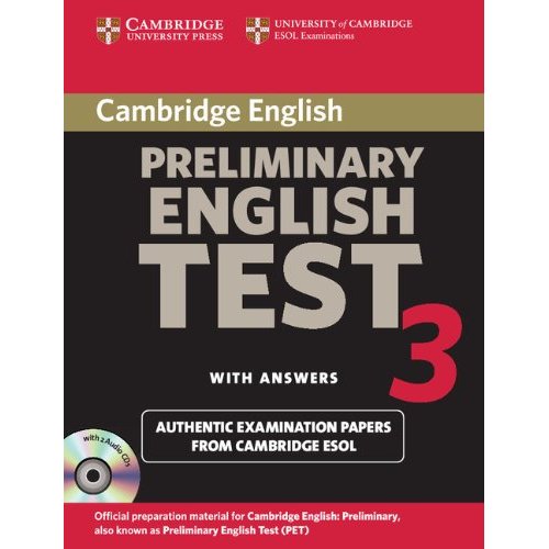 Cambridge Preliminary English Test 3 Self-study Pack купить