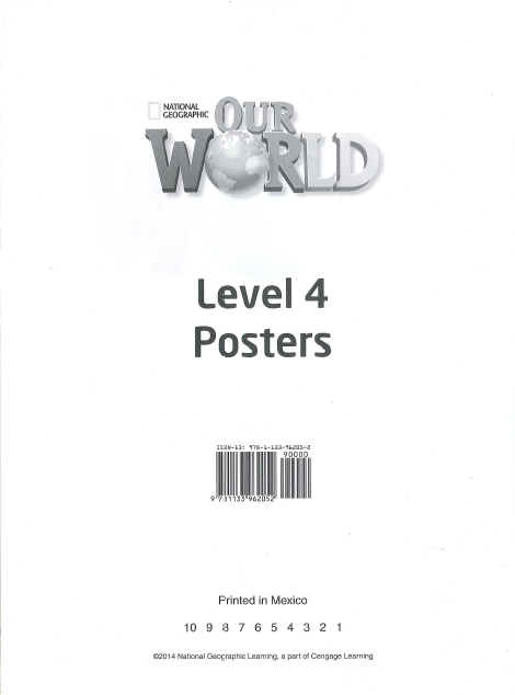 Our World 4 Poster Set купить