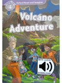Oxford Read and Imagine Level 4 Volcano Adventure with MP3 download купить