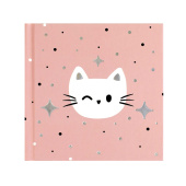 Блокнот Notebook КОТ И ЗВЕЗДЫ (105х105 мм, блок - белый офсет, твёрдый переплёт) купить
