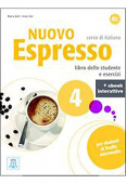 Nuovo Espresso 4 Libro + eserciziario + audio/video online купить