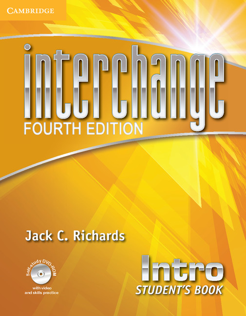 Interchange Fourth Edition Intro Student's Book with Self-study DVD-ROM купить