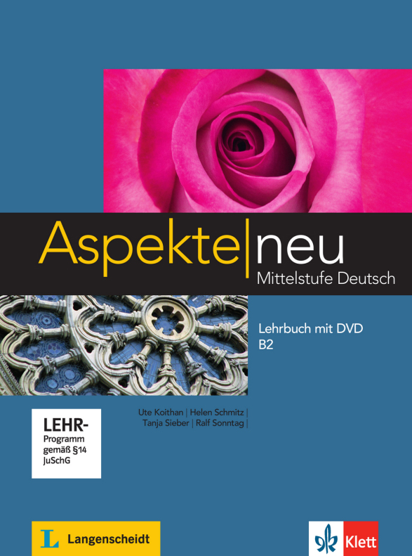 Aspekte neu B2 Lehrbuch mit DVD купить