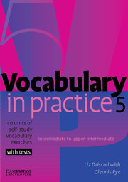 Vocabulary in Practice Level 5 Intermediate to Upper-intermediate купить