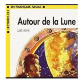 Lectures CLE en français facile Niveau 1 Autour de la Lune Audio CD купить