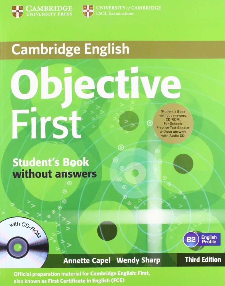 Objective First For Schools 3rd Edition Pack without Answers (Student's Book with CD-ROM, Practice T купить
