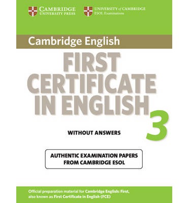 Cambridge First Certificate in English 3 for updated exam Student's Book without answers купить