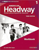 American Headway Third Edition 1 Workbook with iChecker купить