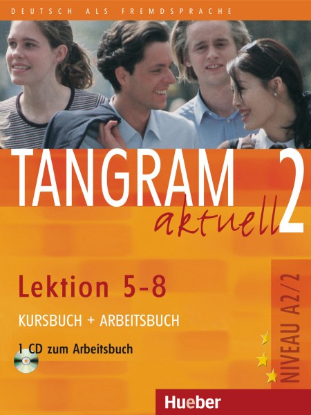 Tangram aktuell 2 – Lektion 5–8 Kursbuch + Arbeitsbuch mit Audio-CD zum Arbeitsbuch купить