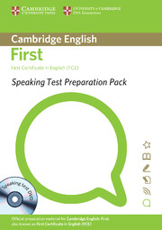 Speaking Test Preparation Pack for FCE Paperback with DVD купить