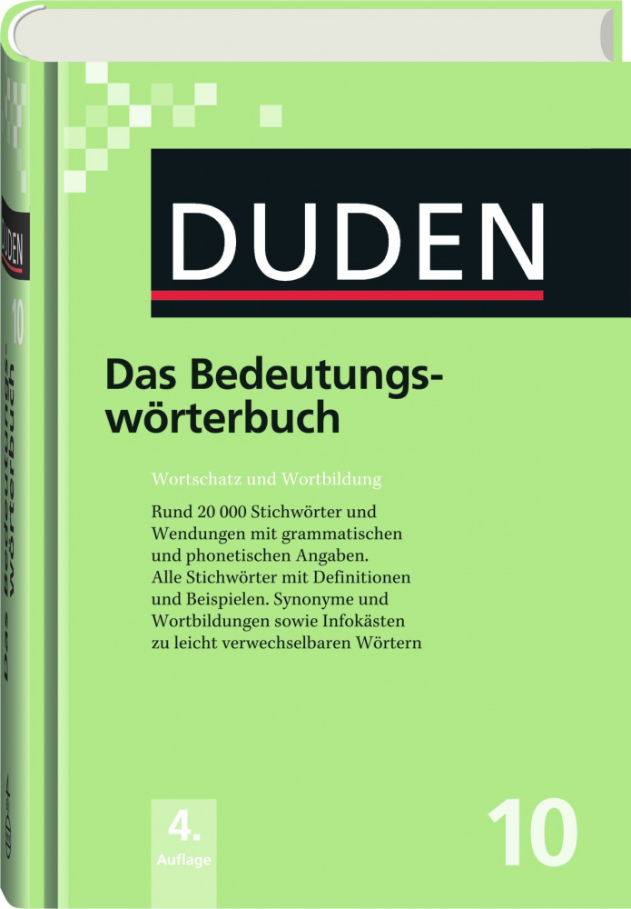 Duden 10 Das Bedeutungsworterbuch (Hardcover) купить