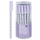 Набор ручек шариковых ЛЮБИ. СМЕЙСЯ. ЖИВИ (ПВХ тубус, 30 шт., неавтоматические, цвет чернил - синий) купить