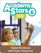 Academy Stars Second Edition 6 DIGITAL Workbook with Pupil's Resources купить