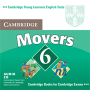 Cambridge Young Learners English Tests Movers 6 Audio CD (Лицензия) купить