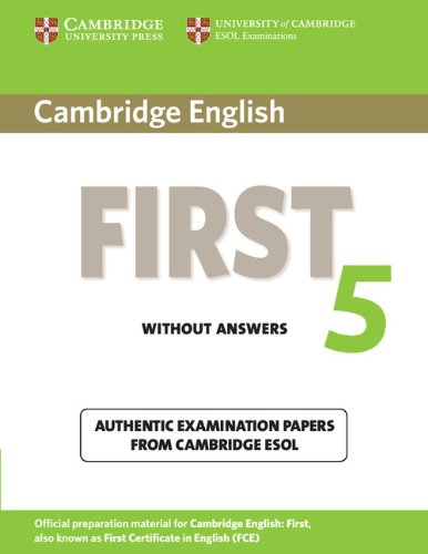 Cambridge English First 5 Student's Book without answers купить