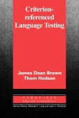 Criterion-Referenced Language Testing купить