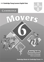 Cambridge Young Learners English Tests Movers 6 Answer Booklet купить